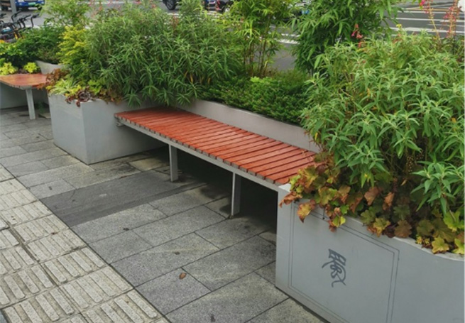 蜀都大道花箱座椅