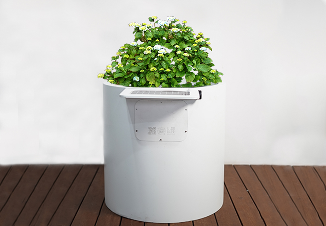 圆形智慧养护花箱